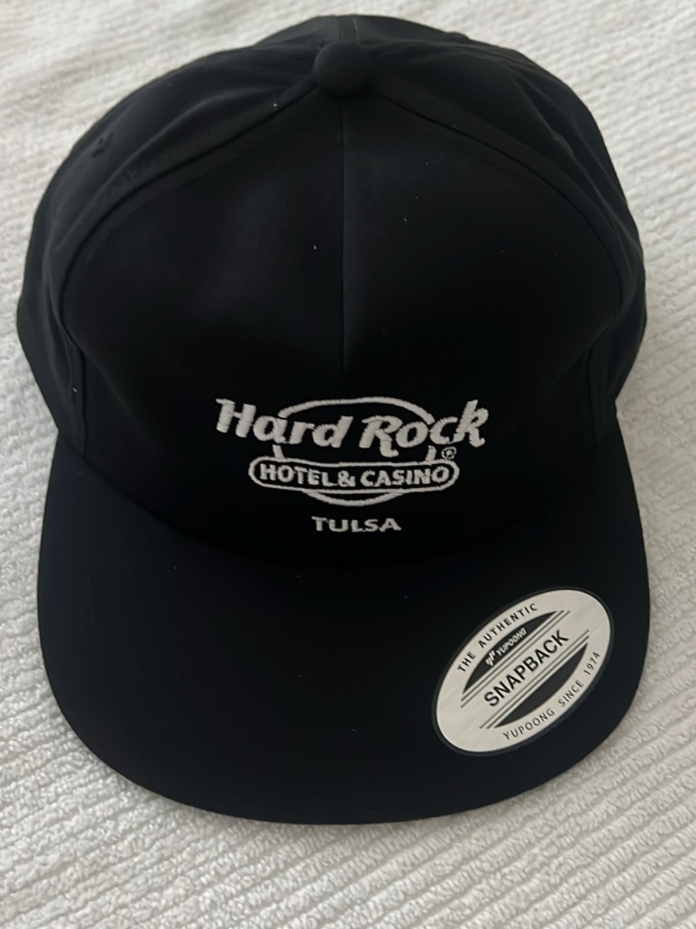 Hard Rock Casino Tulsa Black Snapback Cap